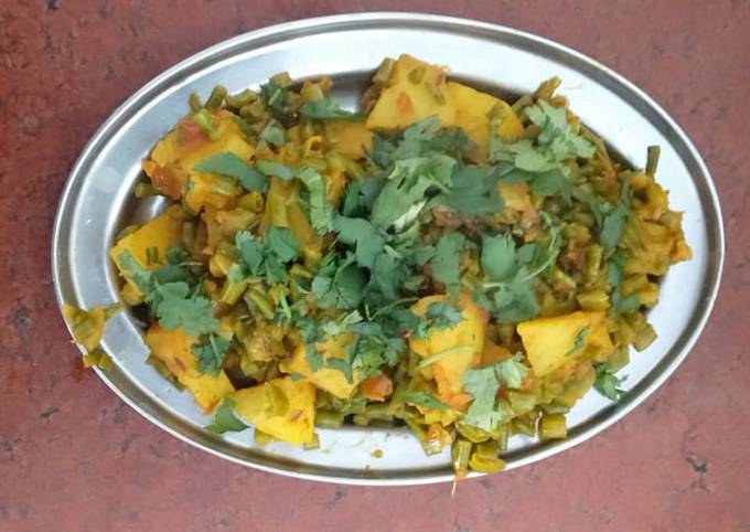 Recipe of Quick Moongrey sabzi
