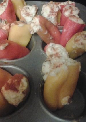 A picture of Stuff sweet peppers.