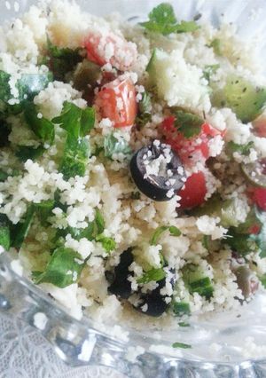 A picture of Couscous salad.