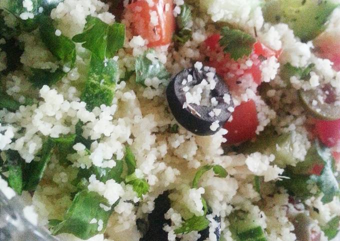 Steps to Make Super Quick Homemade Couscous salad