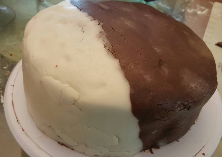 Step-by-Step Guide to Make Super Quick Homemade Black and White Cake