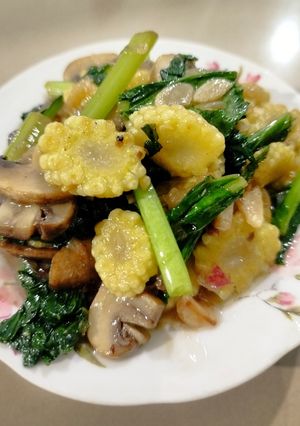 Foto resep Tumis Jamur Sawi Putren