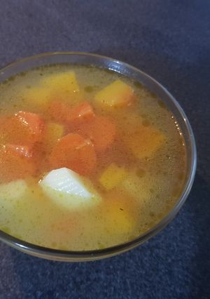 Una foto de Sopa Mix de Vegetales en sopera Punktal 🥕🥔