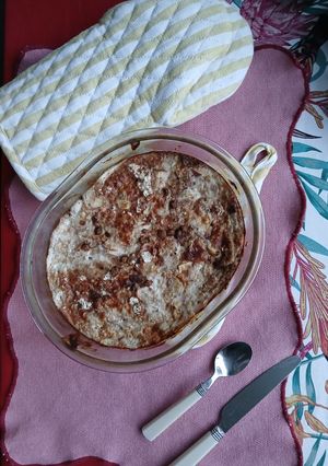 Φωτογραφία της συνταγής Baked oats - Βρώμη στο φούρνο με μήλο και κανέλα, υψηλής πρωτεΐνης
