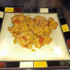 A picture of Spanish Rice.