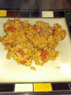 A picture of Spanish Rice.