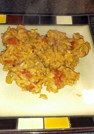 A picture of Spanish Rice.