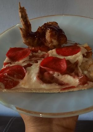 Una foto de Pizza