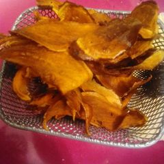 Sweet potato crisps A picture of Sweet potato crisps.