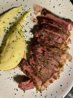 Φωτογραφία της συνταγής Μοσχαρίσιο steak με πουρέ πατάτας