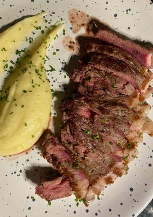 Φωτογραφία της συνταγής Μοσχαρίσιο steak με πουρέ πατάτας