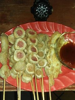 Foto resep Sate sosis gulung