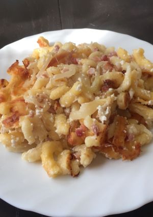 Gluténmentes tepsis galuska recept fotója