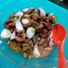 A picture of Red Kidney Beans Salad/Rajma Salad.