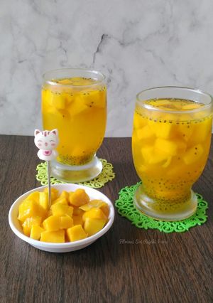 Foto resep Es Mangga Selasih #bandung_recookadam'smommy