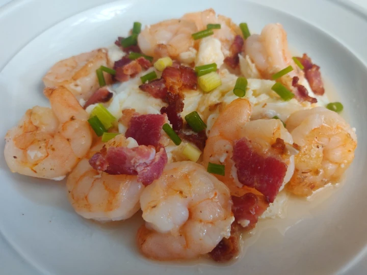 Easy Steps to Make Recipes Stir fried shrimps with egg whites the Delicious Tasty.