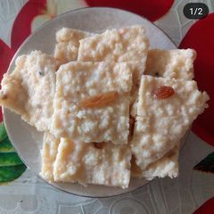 A picture of Instant Kalakand.