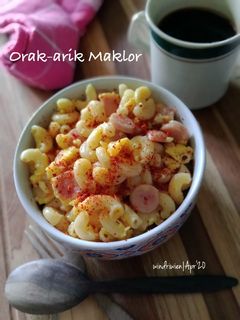 Foto resep Orak-arik Maklor (Makaroni Telor)