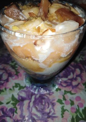 A picture of Creamy fruit trifle 🤤.