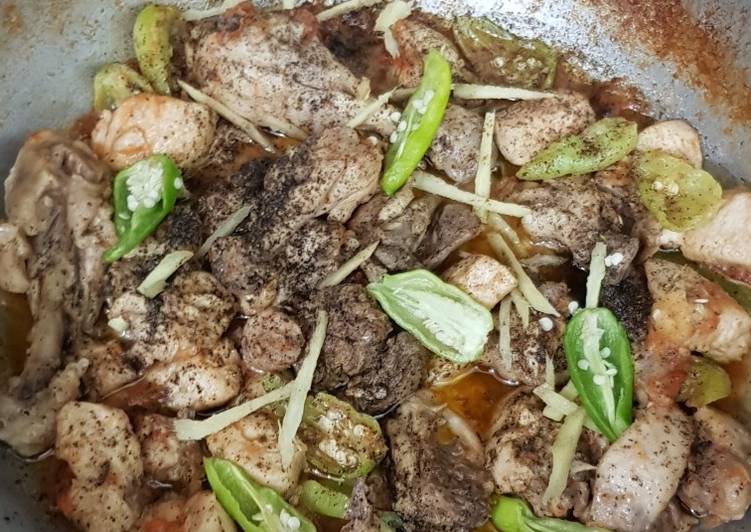 Steps to Prepare Quick Peshawari charsi chicken karahi