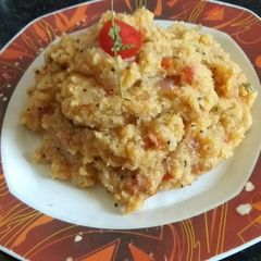 A picture of Tomato Upma.