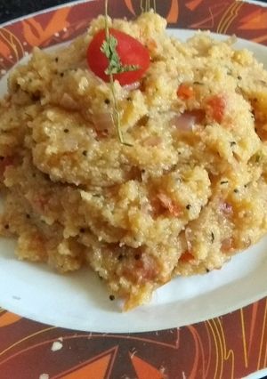 A picture of Tomato Upma.