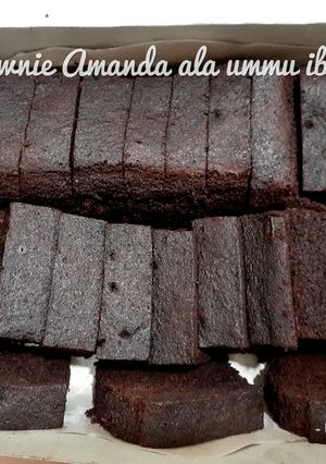Foto resep Brownies Amanda