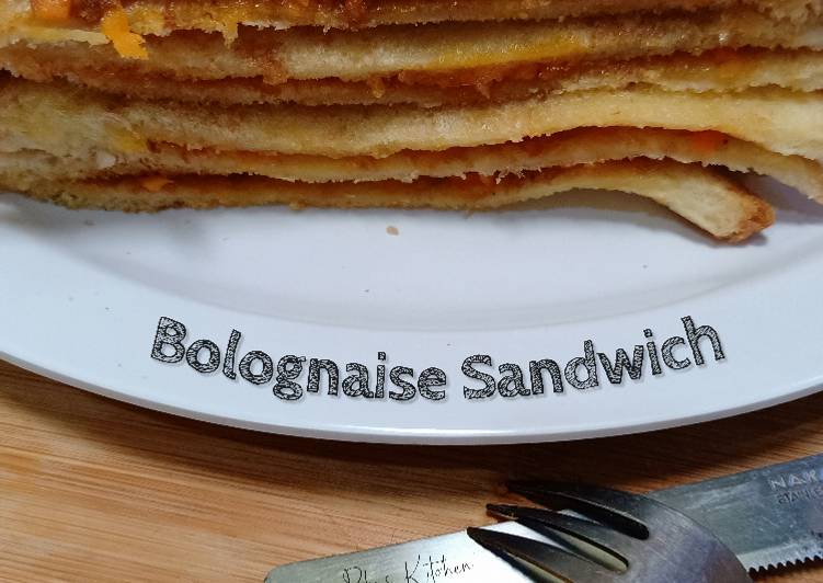 Langkah Mudah untuk Membuat Bolognaise Sandwich, Lezat Sekali