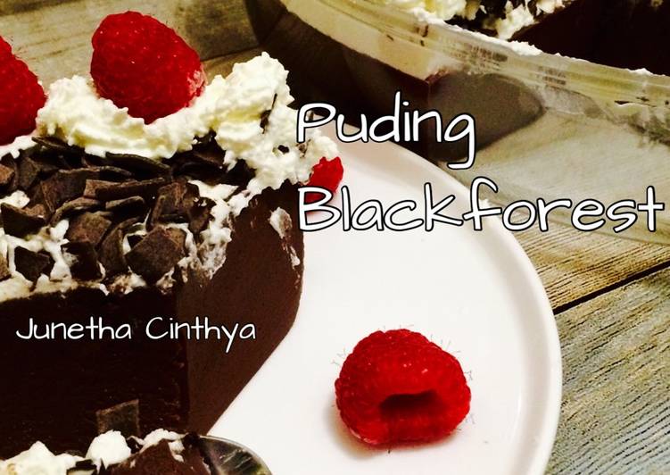 Resep Puding Blackforest yang Enak Kreasi Masakan