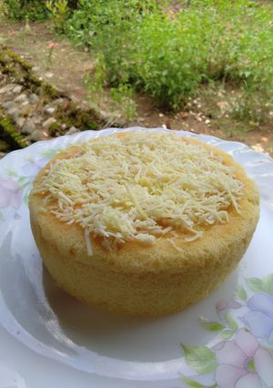 Foto resep Japanese cheese cake dengan keju cheddar