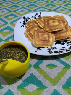 Una foto de Hotcakes de coco (Sin harinas ni azúcar)