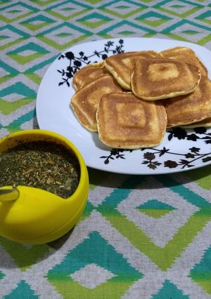Una foto de Hotcakes de coco (Sin harinas ni azúcar)