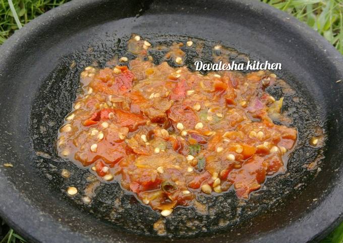 Resep Sambal Terasi Mentah Oleh Devalesha Kitchen Cookpad