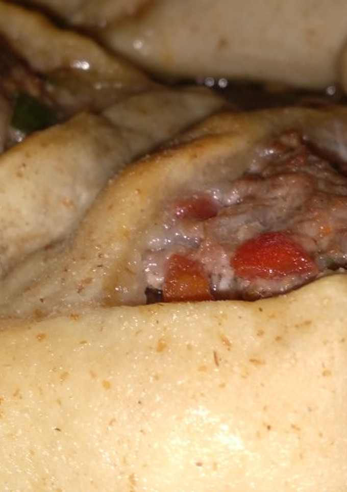 Una foto de Empanadas árabes con masa casera integral!!!😋😋