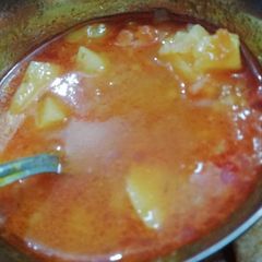 A picture of Jeera Aloo for puri.