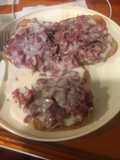 Creamed dried beef