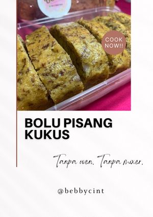 Foto resep Bolu Kukus Pisang -1 telur-tanpa Oven-tanpa Mixer