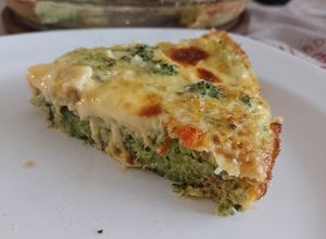 Una foto de Soufflé de brócoli y choclo