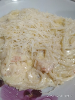 Krémes sajtos garnéla recept fotója