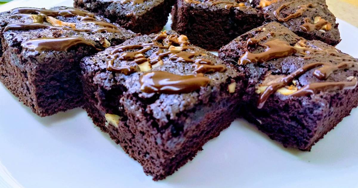 Brownie sin harina, sin manteca, sin tacc apto celíacos y económico Receta  de graciela martinez @gramar09 en Instagram ☺?- Cookpad