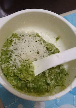 Foto resep Mpasi daging sawi nasi (8m+)
