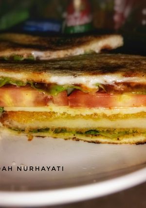 Foto resep Simple sandwich