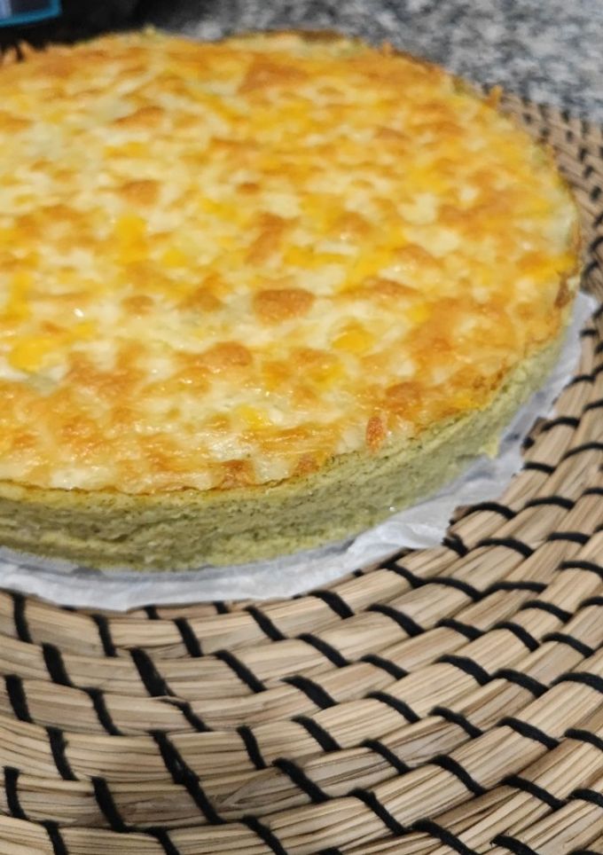 Una foto de Pastel de brócoli
