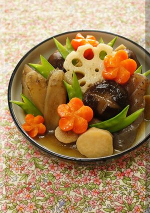 A picture of For New Year's Seven Treasure Stew (Chikuzen-ni).