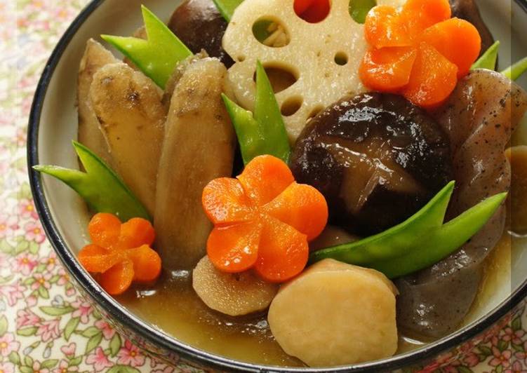 Step-by-Step Guide to Make Quick For New Year&#39;s Seven Treasure Stew (Chikuzen-ni)