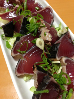 A picture of Seared Skipjack Tuna Wasabi and Ponzu.