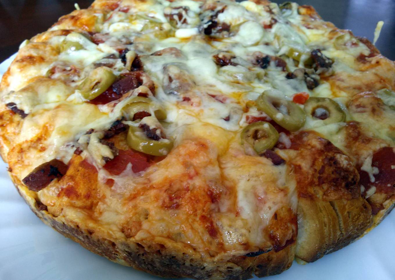 Chicago Style Deep Dish Pull Apart Pizza