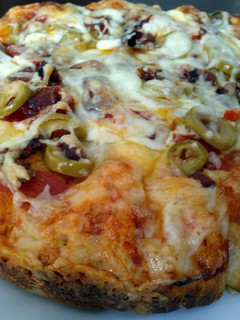 A picture of Chicago Style Deep Dish Pull Apart Pizza.
