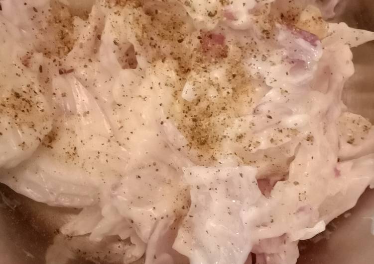 Recipe of Perfect Onion cream salad
