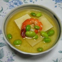 A picture of Steamed Egg and Tofu.